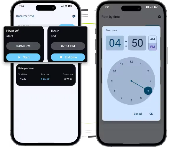 TimeFee - Rate Calculator